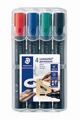 Marker Staedtler Lumocolor permanent rund 2,0mm set (4)